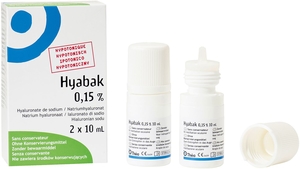 Hyabak 0,15% Duopack 2 Flacons x10ml