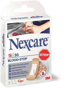 NexCare 3M BloodStop 30 Pansements Hémostatiques Assortis
