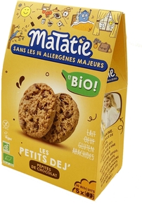 Matatie Petit Déjeuner Pépites De Chocolat 5x2 biscuits