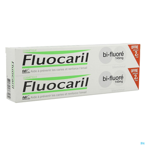 Fluocaril Dentifrice Bi-Fluoré Blancheur 2x75ml