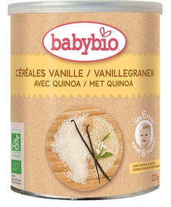 Babybio Céréales Vanille Quinoa +6Mois 220g