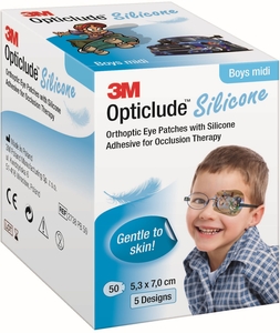 Opticlude 3M Silicone 50 Eye Patch Boy Midi