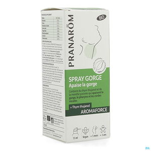 Pranarôm Aromaforce Spray Apaisant Gorge 15ml