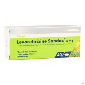 Levocetirizine Sandoz 5mg 40 Comprimés