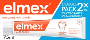 Elmex Dentifrice Anti Caries Adulte 2x75ml