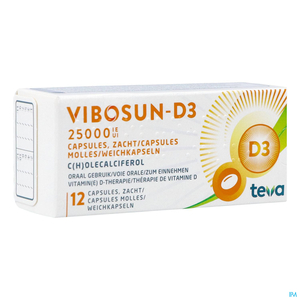 Vibosun-D3 25000 Ui 12 Capsules