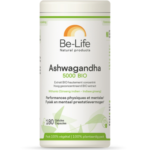 Be Life Ashwagandha 5000 Bio 180 Gélules