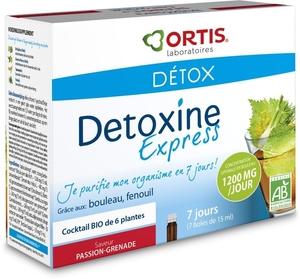 Ortis Detoxine Express Passion-Grenade Bio 7x15ml
