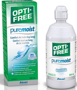 Opti-Free Pure Moist Solution Multi-Fonctions 300ml (+ Etui)