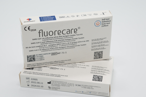 1 Autotest Fluorecare Combo 4en1 Covid - Grippe A/B - Bronchiolite (VRS) Nasal