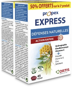 Ortis Propex Express Duo 2x45 Comprimés (2ème à -50%)