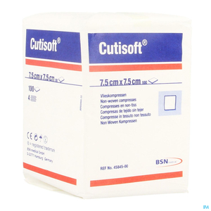 Cutisoft N/st Non Woven 4pl7,5x 7,5cm 100