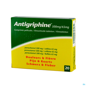 Antigriphine 500mg 20 Comprimés