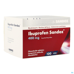 Ibuprofen Sandoz 400mg 100 Comprimés