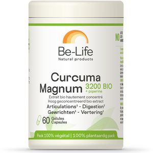 Be Life Curcuma Magnum 3200 Bio 60 Gélules
