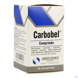 Carbobel Simplex 30 Comprimés