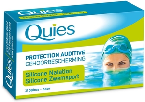 Quies Protection Auditive Standard Natation Silicone (3 Paires)