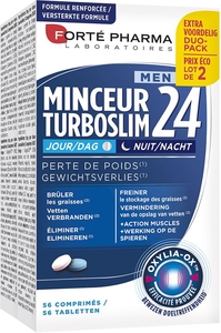 Minceur Turboslim 24 (Men) Jour et Nuit Duopack 2x28 Comprimés