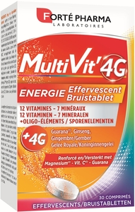 MultiVit&#039; 4G Energie 30 Comprimés Effervescents
