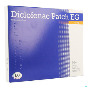 Diclofenac Patch EG 140mg 10 Emplatres Médicamenteux
