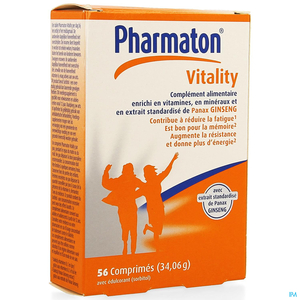 Pharmaton Vitality 56 Comprimés