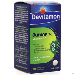 Davitamon Junior Vitamine D3 150 Comprimés