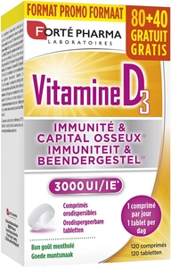 Forte Pharma Vitamine D3 3000 UI 120 Capsules
