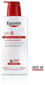 Eucerin pH5 Lotion Riche F Peau Très Sèche et Sensible avec pompe 400ml