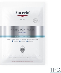 Eucerin Hyaluron-Filler +3x Effect Masque Intensif à l&#039;Acide Hyaluronique Hydratation Intense Anti-Rides &amp; Anti-Âge  1pc