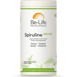 Be-Life Spiruline 500 Bio 200 Comprimés