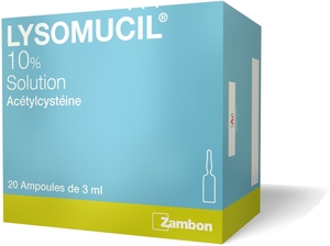 Lysomucil 10% 20 Ampoules x 3ml