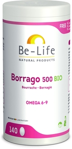 Be-Life Borrago 500 Bio 140 Gélules