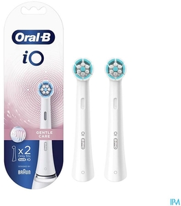 Oral-B iO Gentle Care Brossettes Blanc 2 Pièces