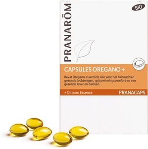 Pranarôm Pranacaps Origan Essence de Citron Bio 30 Capsules