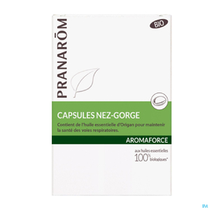 Pranarôm Aromaforce Nez-Gorge 30 Capsules