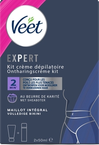 Veet Expert Kit Crème Dépilatoire Maillot 2x50ml