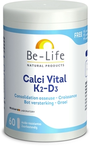 Be-Life Calci Vital K2 D3 60 Gélules