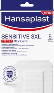 Hansaplast Sensitive Sterile 3XL 10x15cm 5 Pièces